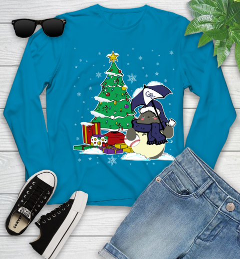 Colorado Rockies MLB Baseball Cute Tonari No Totoro Christmas Sports Youth Long Sleeve 8