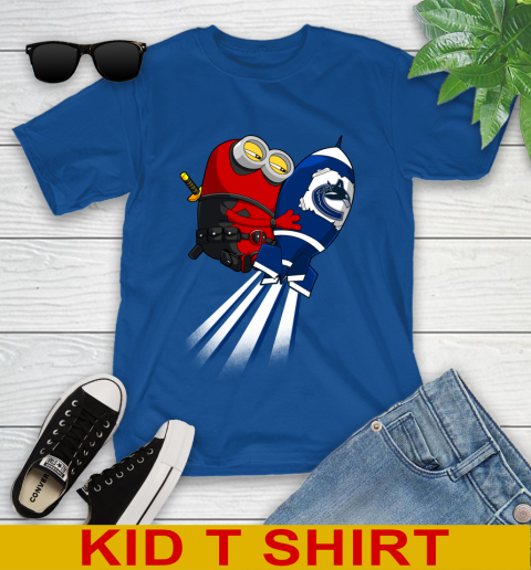 NHL Hockey Vancouver Canucks Deadpool Minion Marvel Shirt Youth T-Shirt 10