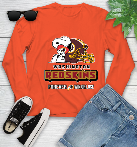 NFL The Peanuts Movie Snoopy Forever Win Or Lose Football Washington Redskins 128