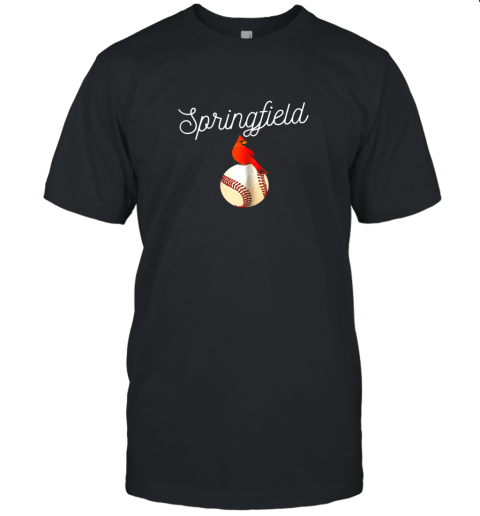Springfield Red Cardinal Shirt For Baseball Lovers Unisex Jersey Tee