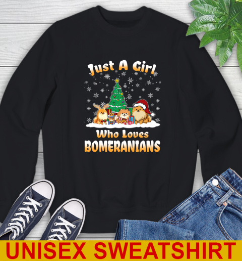 Christmas Just a girl who love pomeranians dog pet lover 25