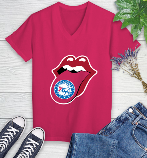 Philadelphia 76ers NBA Basketball Lips I Root For My Team Adoring Fan 85