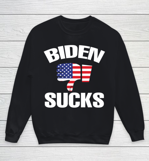 Biden Sucks Anti Biden Supporter Youth Sweatshirt