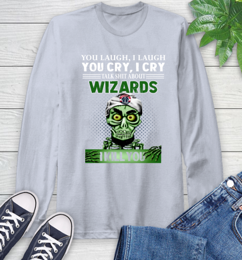 NBA Talk Shit About Washington Wizards I Kill You Achmed The Dead Terrorist Jeffrey Dunham Basketball Long Sleeve T-Shirt 6