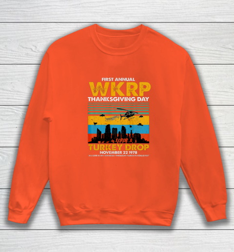 Wkrp Turkey Drop Shirt Turkey Drop T Shirt Turkey Drop Retro Sweatshirt 3