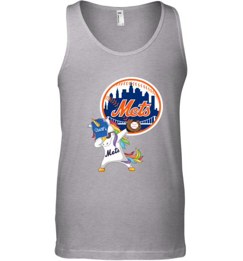 Hip Hop Dabbing Unicorn Flippin Love New York Mets Tank Top