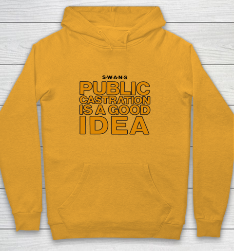 Public Castration Is A Good Idea SWANS Youth Hoodie 2