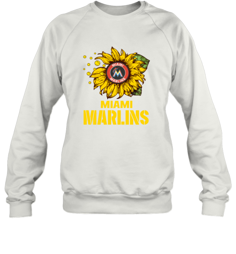 Miami Marlins Sunflower MLB Baseball Sweatshirt