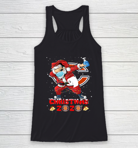 Chicago Bears Funny Santa Claus Dabbing Christmas 2020 NFL Racerback Tank