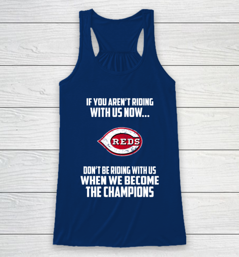 MLB Cincinnati Reds Baseball We Become The Champions Racerback Tank 6