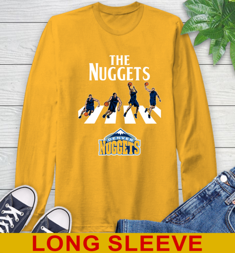 NBA Basketball Denver Nuggets The Beatles Rock Band Shirt Long Sleeve T-Shirt 2
