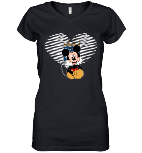 Minnie Mouse Women's Grey Baseball T-Shirt