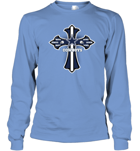 NFL Orange Crusader Cross Dallas Cowboys Sweatshirt - Rookbrand