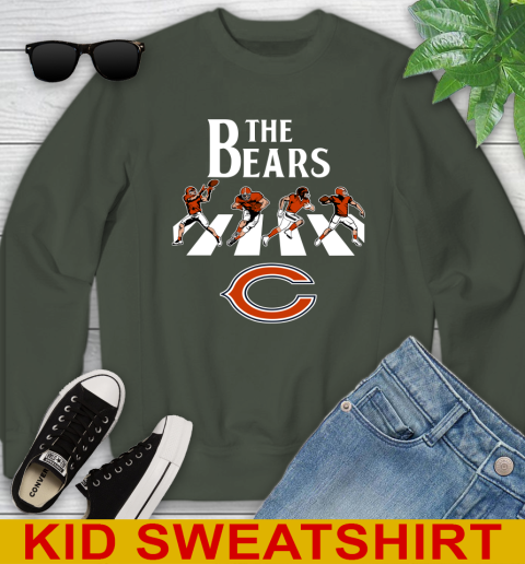 NFL Football Chicago Bears The Beatles Rock Band Shirt Youth Sweatshirt 8
