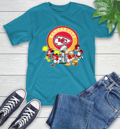 Kansas City Chiefs super bowl 2019 2020 mickey mouse minnie mouse donald duck daisy duck football shirt 9