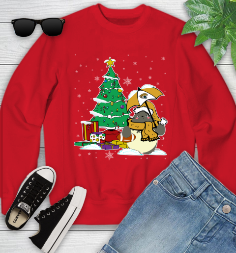 Jacksonville Jaguars NFL Football Cute Tonari No Totoro Christmas Sports Youth Sweatshirt 8
