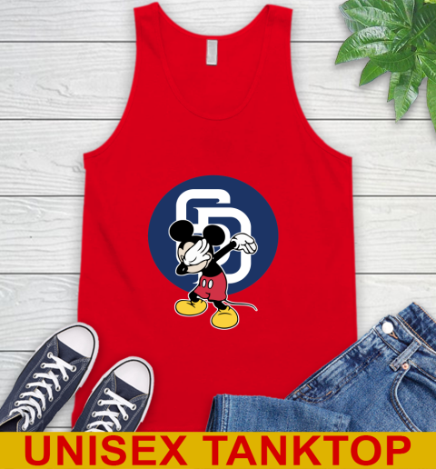 San Diego Padres MLB Baseball Dabbing Mickey Disney Sports Tank Top 6