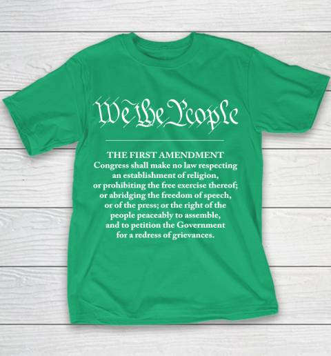 We The People  First Amendment Youth T-Shirt 3