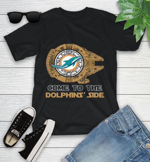 NFL Come To The Miami Dolphins Wars Football Sports Youth T-Shirt