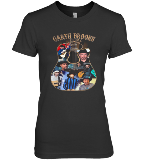Garth Brooks Guitar Signature Premium Women's T-Shirt
