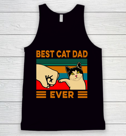 Father's Day Funny Gift Ideas Apparel  Best cat dad ever T Shirt Tank Top