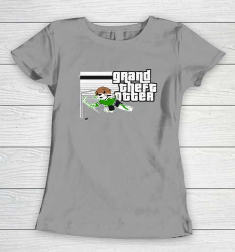 Jake Oettinger Grand Theft Otter Dallas Hockey Women's T-Shirt 3