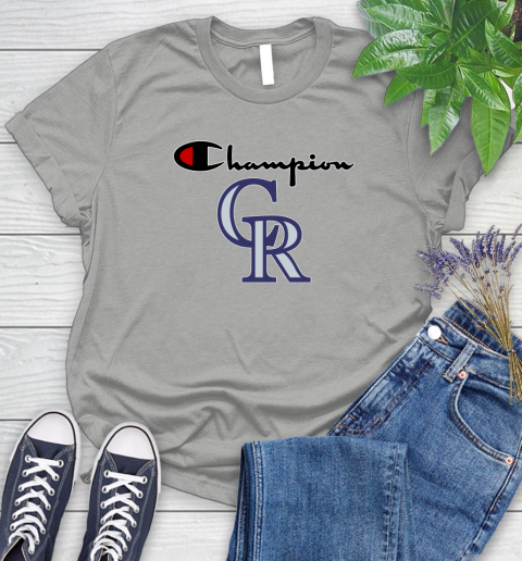 MLB Baseball Colorado Rockies Champion Shirt Women's T-Shirt 10