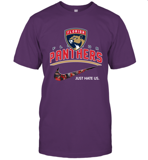 NHL Team Florida panthers x Nike Just Hate Us Hockey Unisex Jersey Tee