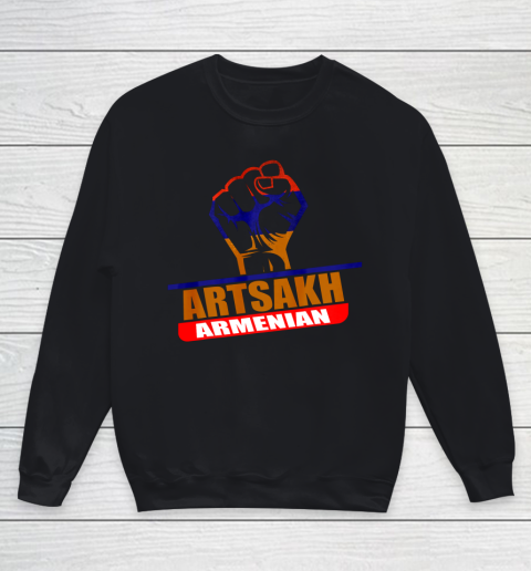 Artsakh Strong Artsakh is Armenia Armenian Flag GREAT Youth Sweatshirt