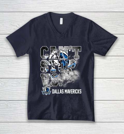 NBA Dallas Mavericks Basketball Can't Stop Vs V-Neck T-Shirt 2