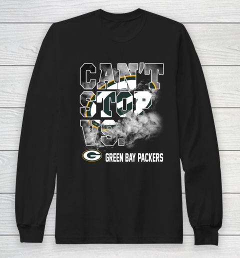 NFL Green Bay Packers Can't Stop Vs Long Sleeve T-Shirt