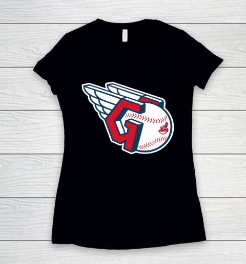 Cleveland Guardians t shirt for big fans Women's V-Neck T-Shirt
