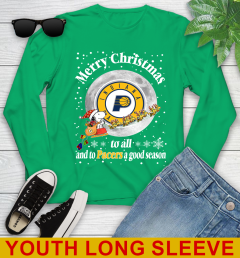 Indiana Pacers Merry Christmas To All And To Pacers A Good Season NBA Basketball Sports Youth Long Sleeve 7
