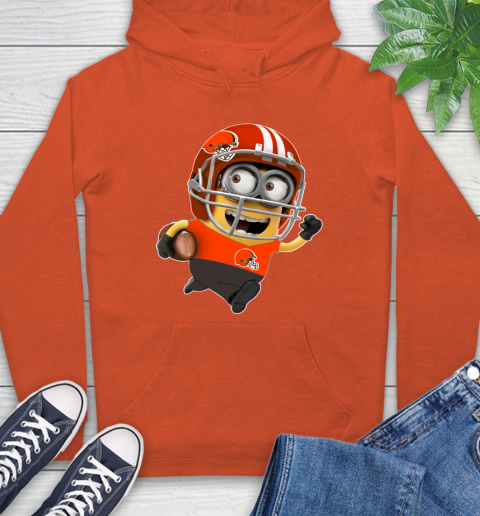 NFL Cleveland Browns Minions Disney Football Sports Hoodie 5