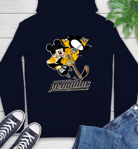 NHL Pittsburgh Penguins Mickey Mouse Disney Hockey T Shirt Hoodie