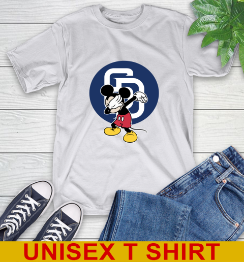 San Diego Padres MLB Baseball Dabbing Mickey Disney Sports T-Shirt 12