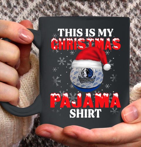 Dallas Mavericks This Is My Christmas Pajama Shirt NBA Ceramic Mug 11oz