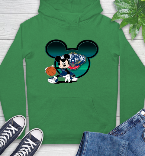 NBA New Orleans Pelicans Mickey Mouse Disney Basketball Hoodie 8