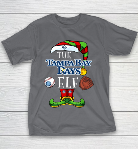 Tampa Bay Rays Christmas ELF Funny MLB Youth T-Shirt 5