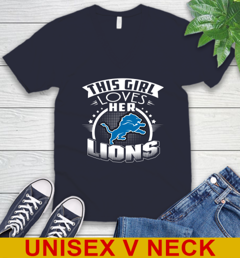 Detroit Lions NFL Football This Girl Loves Her Team 48