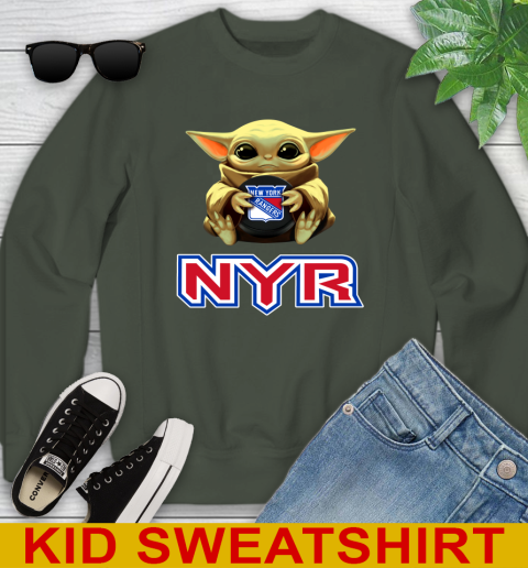 NHL Hockey New York Rangers Star Wars Baby Yoda Shirt 121