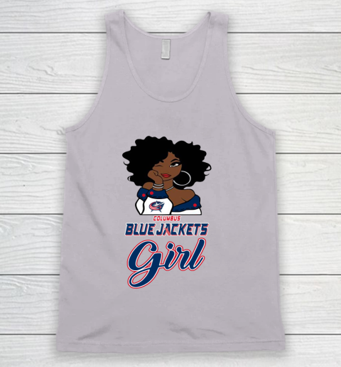 Columbus Blue Jackets Girl NHL Tank Top 4