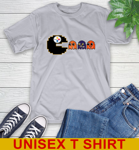 Pittsburgh Steelers NFL Football Pac Man Champion T-Shirt 6
