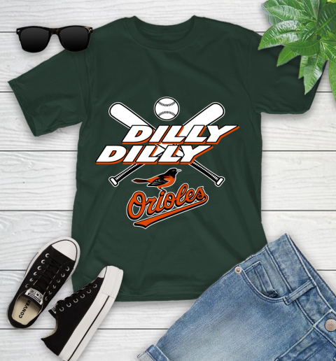 MLB Baltimore Orioles Dilly Dilly Baseball Sports Youth T-Shirt 5