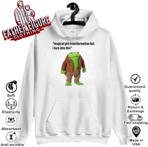 Magical Girl Transformation But I Turn Into This Frog And Toad Hoodie