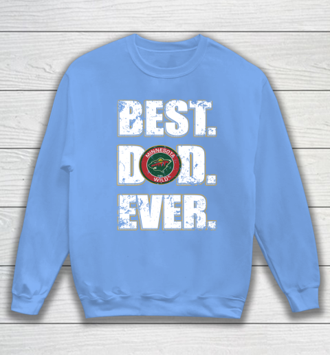 NHL Minnesota Wild Hockey Best Dad Ever Family Shirt Sweatshirt - Image 9