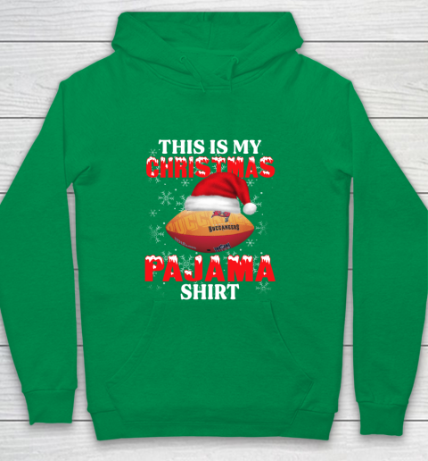 Tampa Bay Buccaneers This Is My Christmas Pajama Shirt NFL Youth Hoodie 4