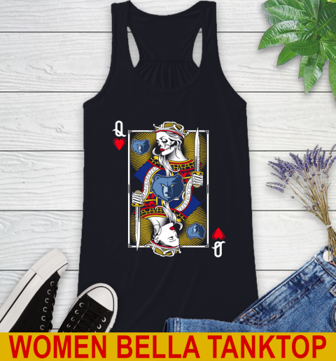 NBA Basketball Memphis Grizzlies The Queen Of Hearts Card Shirt Racerback Tank 8
