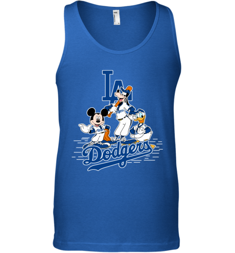 MLB Los Angeles Dodgers Mickey Mouse Donald Duck Goofy Baseball T Shirt  Youth T-Shirt