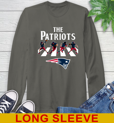 NFL Football New England Patriots The Beatles Rock Band Shirt Long Sleeve T-Shirt 10